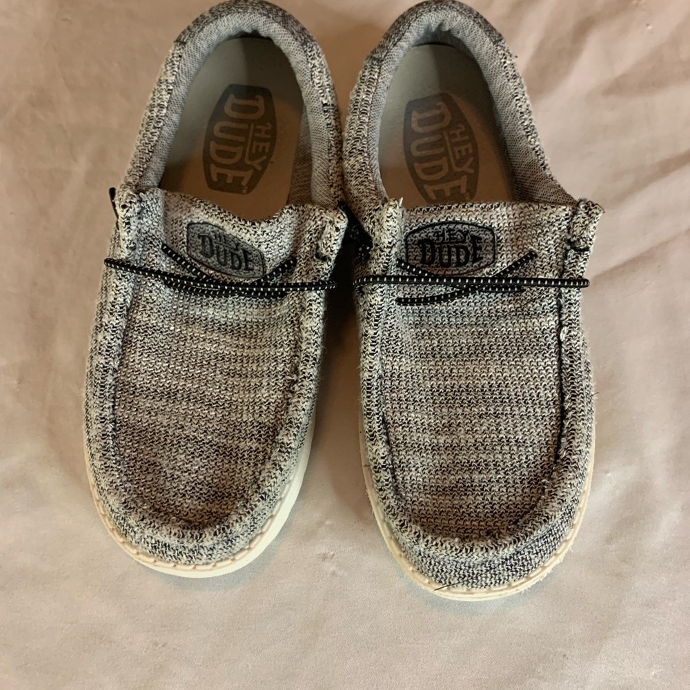 Hey Dude Boys Gray Casual Shoes